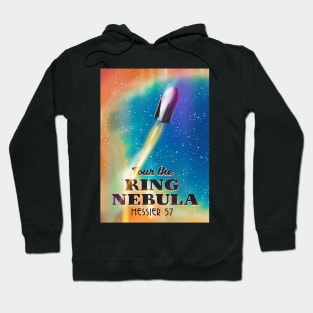 Ring Nebula Messier 57 space art Hoodie